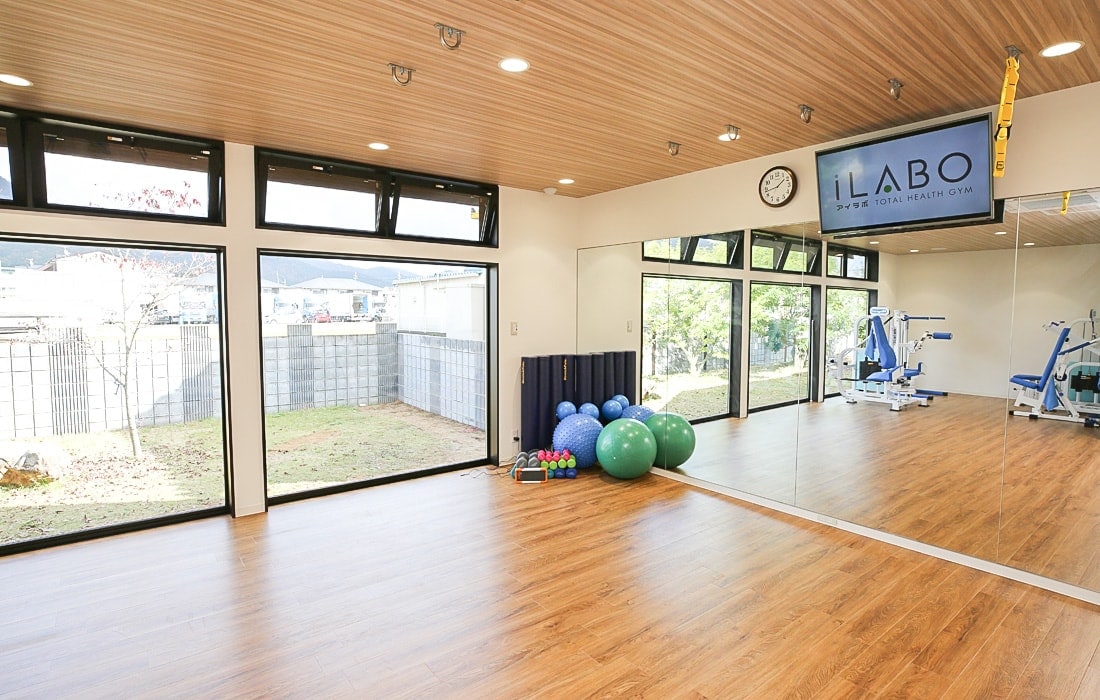 コロナウイルス対策万全。安心のトレーニング環境